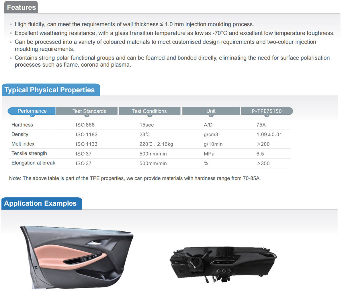 Materiali TPE1